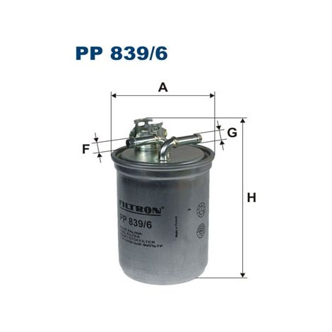 Kraftstofffilter PP839/6 Filtron