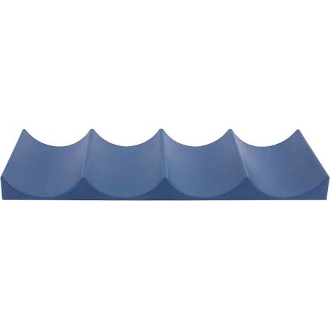 Botellero de estilo europeo, soporte de plástico para botellas de vino, estante de almacenamiento apilable para la cocina.