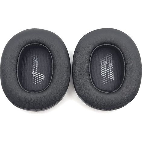 Lot de 2 coussinets de remplacement pour casque – Mousse à mémoire – Cuir protéiné – Noir – Réduction de bruit (1/2)