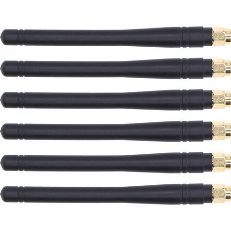 Antenne omnidirectionnelle GSM étanche à gain élevé, 5 pièces, connecteur SMA mâle droit. (1/5)