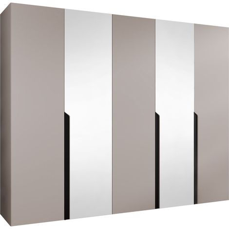 Armoire Hartford 587, Cachemire, 202x250x52cm, Portes d'armoire: Avec des charnières, Nombre d'étagères: 0 (1/5)