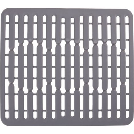 28.5x32cm Tapis de fond d'évier en silicone ou protège évier - Grand format (1/5)