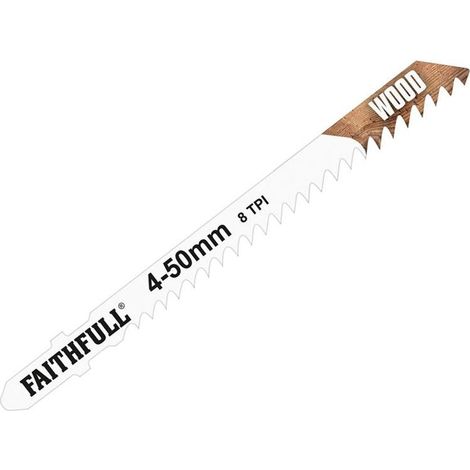 Faithfull Wood Jigsaw Blades Pack of 5 T111C FAIJBT111C