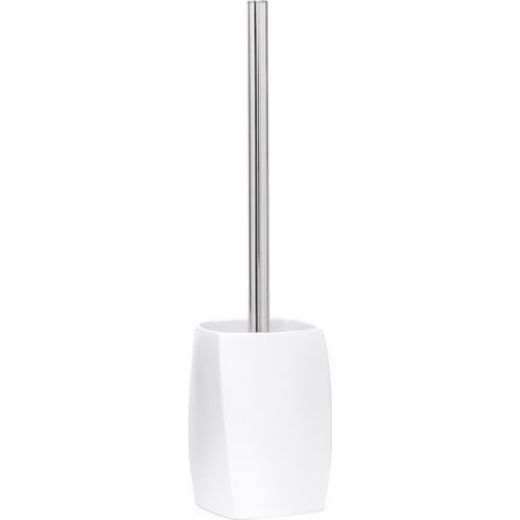 Optima Escobillero de poliresina Suza, blanco (SUZ37)