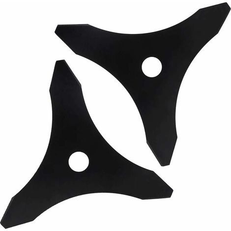 Lame de débroussailleuse universelle Ahlsen - 3 dents - Pour Fresh Green sous croissance et tonte - Compatible Stihl, Husqvarna, Mitox, Echo, Kawasaki et autres machines (1/5)