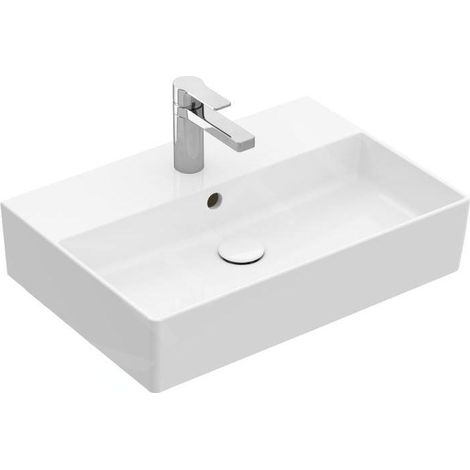 Villeroy & Boch Memento 2.0 lavabo mural, 1 trou pour robinet, (1/5)