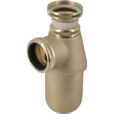 Nicoll – Siphon évier réglable en hauteur 40X49 – Laiton résistant à la corrosion – Filetage 1'1/2 – Diamètre sortie 40 mm