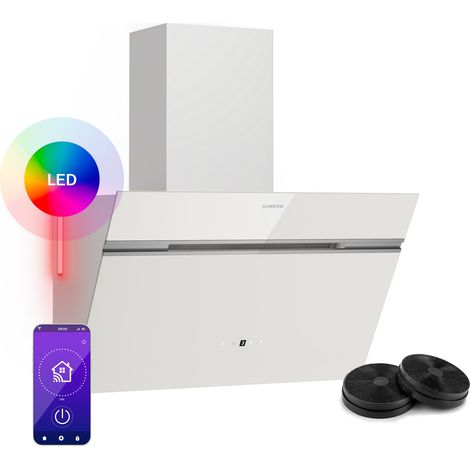 Klarstein Alina - Cappa aspirante  60 cm  680 m³/ora  Silenziosa  Classe energetica A++