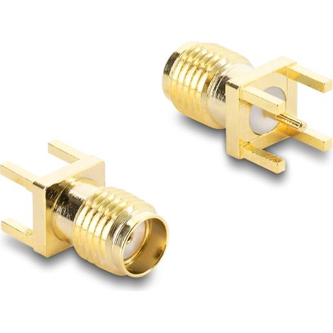 SMA Buchse gerade auf Leiterplatte Gewindelänge 5 mm