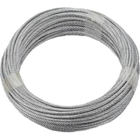 dörner + helmer 190381 cuerda de acero galvanizado 3 mm 20 m