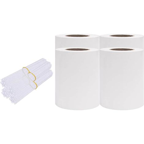 vidaXL Recinzione Frangivento 4 pz in PVC 35x0,19m Bianco