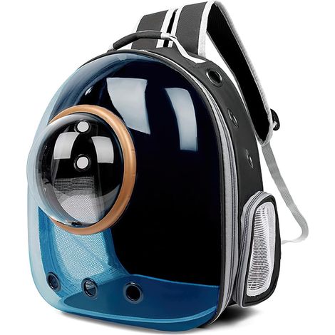1 Sac à Dos pour Chat, Transparent, Capsule Spatiale, Ventilée, Chien, Extérieur (1/5)