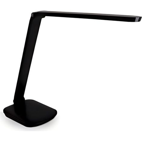Lampe de Table LED Noire Fonction Charge Sans Fil Intégrée 8W CCT 2700 à 6500K Protection Oculaire Anti-Éblouissement Bureau Maison (1/2)
