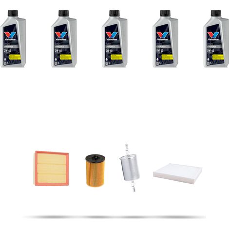 Kit tagliando 4 FILTRI e 5L OLIO compatibile con Opel Astra G 1.8 16V 92kw dal 2000 (1/5)