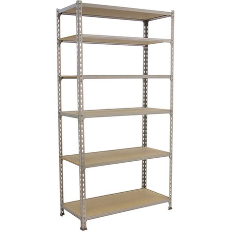 Simonrack Etagère Maderclick in metallo zincato e legno robusto (1/3)