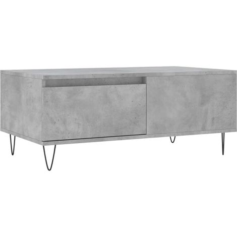 Maison Exclusive - Tavolino Salotto Grigio Cemento 90x50x36,5 cm Legno Multistrato