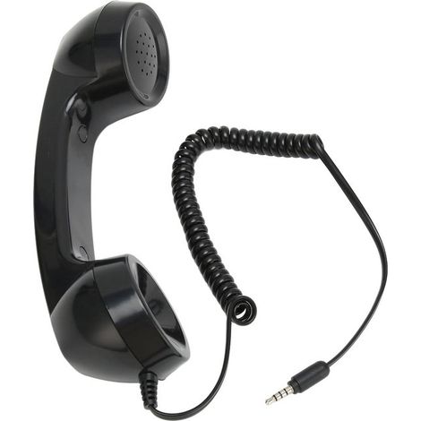 Auricular retro de 3,5 mm, auricular telefónico vintage universal para teléfono, resistente a la radiación (Fabatersxfcduhgzw-12) (1/5)