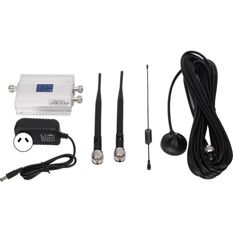 Amplificateur de signal téléphonique multifonction répéteur mobile avec antenne pour hôtel, marché, villa, prise AU 110‑240V (1/5)