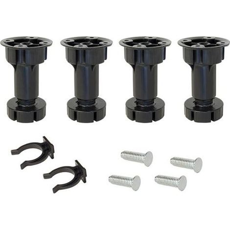PIEDINI REGOLABILI PLASTICA 10CM (CF 4PZ)