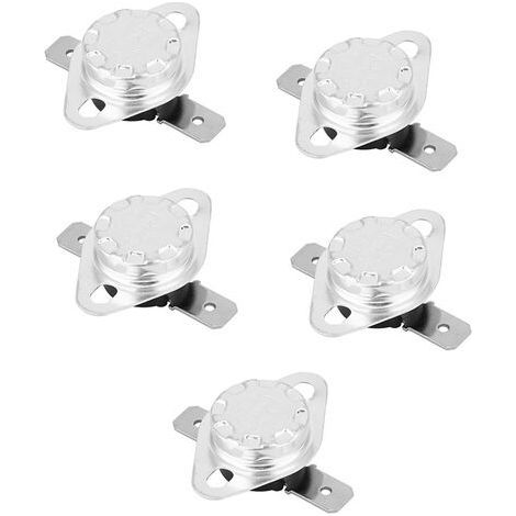 Interruptor termostático KSD301, 5 unidades, 250 V, 15 A, control de temperatura normalmente cerrado, 60 ℃ (1/5)