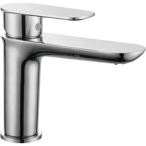 Robinet de lavabo sur plage 1115300 en laiton chromé collection Erymanthe (1/5)