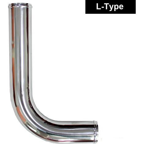 Tubo di aspirazione aria universale R-EP da 2,5 pollici in alluminio, diametro 63 mm, per intercooler auto da corsa, angolazione 0/45/90/180 gradi, tipo LS.