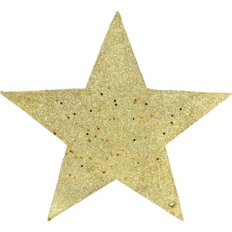 Glitzernder Weihnachtsstern zum Aufhängen, 28 cm (1/3)