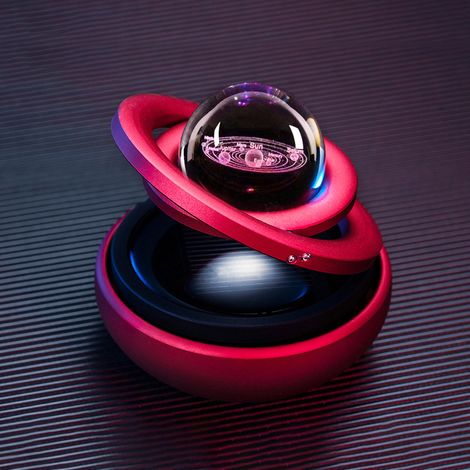 Car Perfume Pendant Galaxy Design Long Lasting Fragrance Solar Energy Rotating Car Aromatherapy Diffuser for GiftsSolar System (1/3)