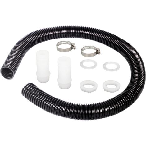 Kit de Raccordement Tuyau de Descente Recuperateur d'eau Pluie,ave 1m 32 mm Tuyau de Connexion et Accessoires Montage,Kit Raccordement pour Raccord 2 Bout Eau,Réservoirs d'eau,Barils de Pluie (1/4)