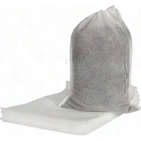 100 sachets filtres à café grande taille, maille fine sans bulles, infusion à froid, jetables, sans goût (1/5)