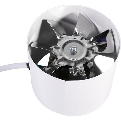 Wandmontierter Abluftventilator mit Stahlflügeln, 220 V, 20 W, für die Belüftung und Kühlung von Wohnräumen. (1/5)