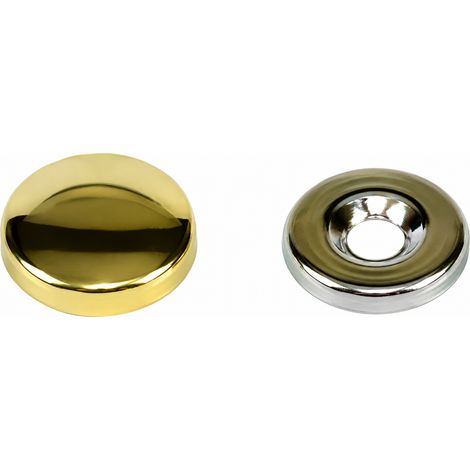 BORCHIE COPRIVITI BOMBATE- - ø mm.12 ottone lucido - 200 pezzi