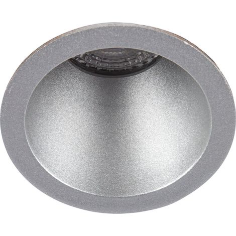 Spot DECO ASYM GU10 rond fixe, alu laqué IP20 - EUROPOLE - 26900 (1/4)