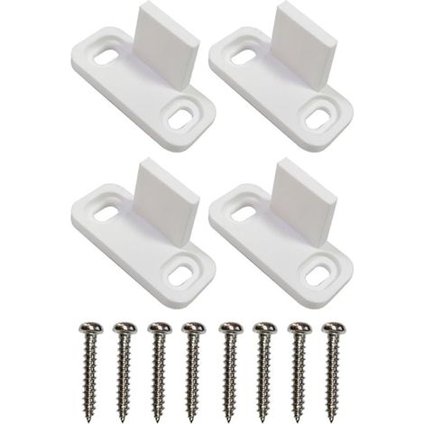 Sliding Barn Door Floor Guide and Stoppers Set 2 Pieces Adjustable Hardwares for Preventing Door Swinging and Ensuring Smooth Track Operation (1/5)