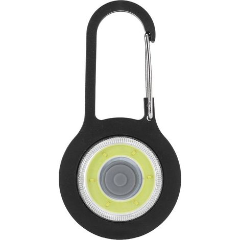 Lampe de sécurité légère à LED avec mousqueton pour la course de nuit à vélo Noir (1/5)