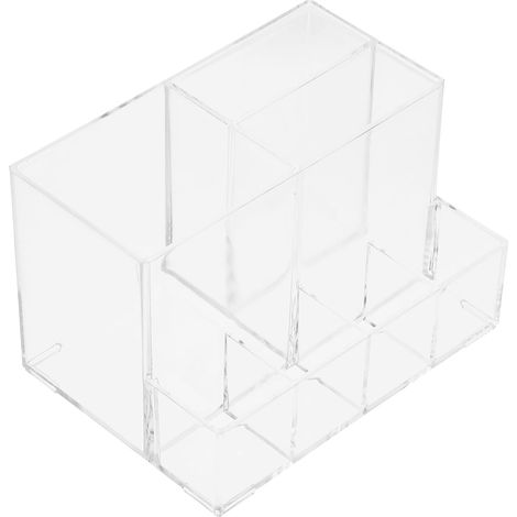 Boîte de Rangement pour Pinceaux de Maquillage Acrylique Transparente (1/5)