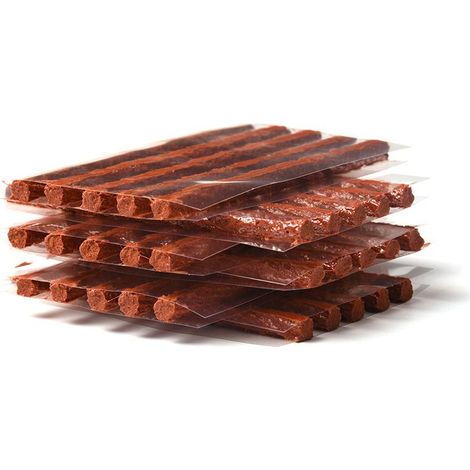 Rnemitery – Lot de 60 mèches pré-encollées pour réparation pneu tubeless – Caoutchouc butyle très résistant – Pour auto, moto, 4x4, quad - 60pcs (1/5)