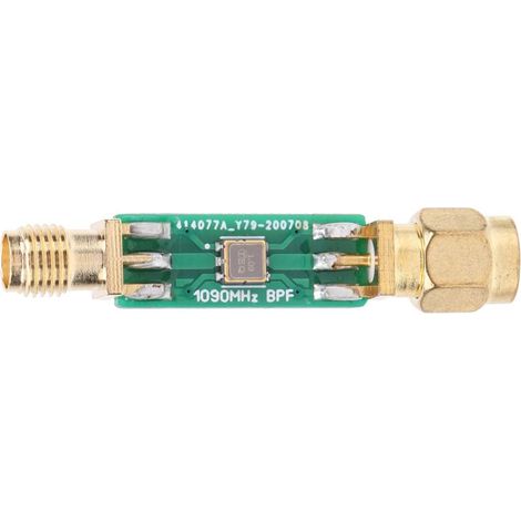 Filtre passe-bande d'interface SAW 1090 MHz, filtre BPF PCB contre les interférences, la corrosion et l'oxydation. Les composants électroniques résistants peuvent garantir une durée de fonctionnement (1/5)
