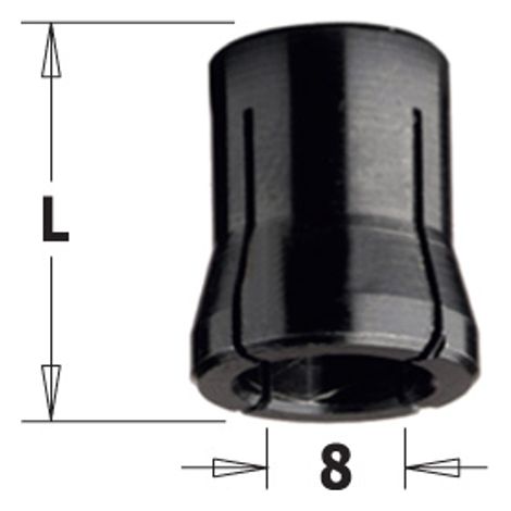 796.780.00 PINZA ELÁSTICA PER MACCHINE FREUD L=14 D=8mm (1/2)