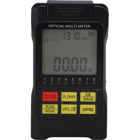 Wattmètre optique 850-1650 nm, interface universelle 2,5 mm, fibre optique haute précision (1/5)