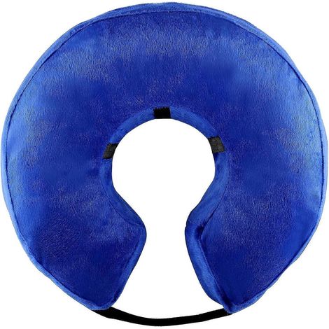 Cône gonflable pour chien, collier de convalescence souple après chirurgie pour chiens et chats, anti-morsures et léchage pour favoriser la cicatrisation. (1/4)