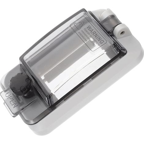 Couvercle de Boîte Électrique Étanche Ip67 en PC Design à Rabat 180° pour Protection et Surveillance Facile des Disjoncteurs 2 Voies en Extérieur (1/5)