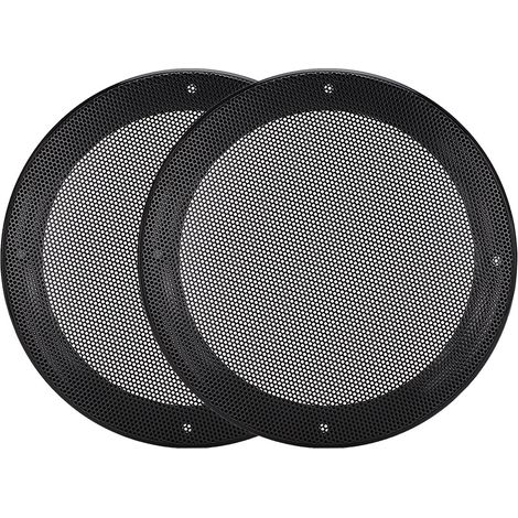 Grille Pour Enceinte - Couvercle Métallique Protection Décoratif 188 mm - Compatible Enceintes 6,5 Pouces - Lot De 2 (1/5)