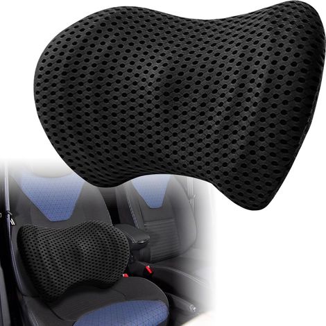 Car Lumbar Pillow, Lumbar Support Cushion, Back Cushion, Padding and Support to Relieve Sleep and Lower Back Discomfort with Adjustable Strap for Home, Office, Car (1/5)