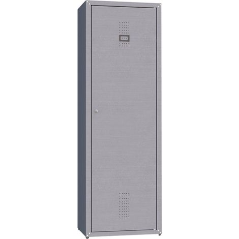 Armadio in metallo acciaio da esterno multiuso 1 anta 60x40x180 Moduzinc