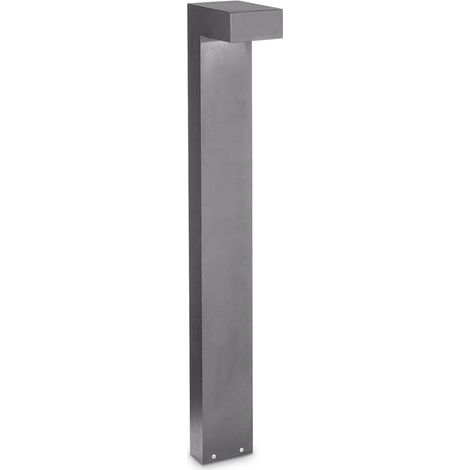 Piantana Moderna Sirio Alluminio Grigio 2 Luci 3W 3000K Luce Calda H80Cm (1/2)