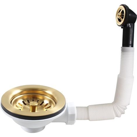 XK186C061-U Panier d'évier de cuisine Doré brossé