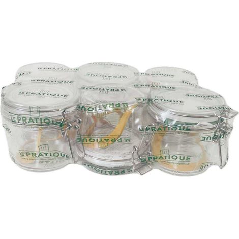Bocaux A Armature 350 Ml ø85 Mm Pack De 6 - Le Pratique (1/3)