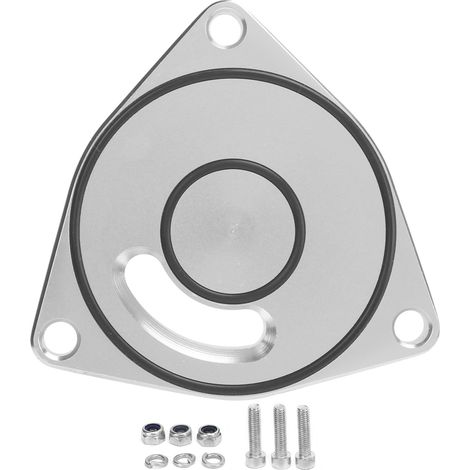 Adaptador de válvula de escape para Hyundai Sonata 1.6T/2.0T 2013-2018 - Kit de repuesto de aleación de aluminio plateado (1/4)