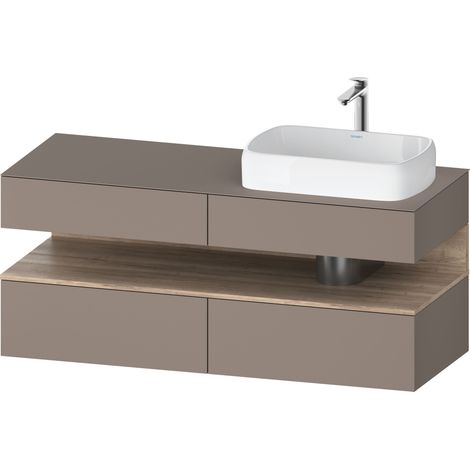 Duravit Collection One Meuble sous-vasque sur console, 2 tiroirs, (1/2)